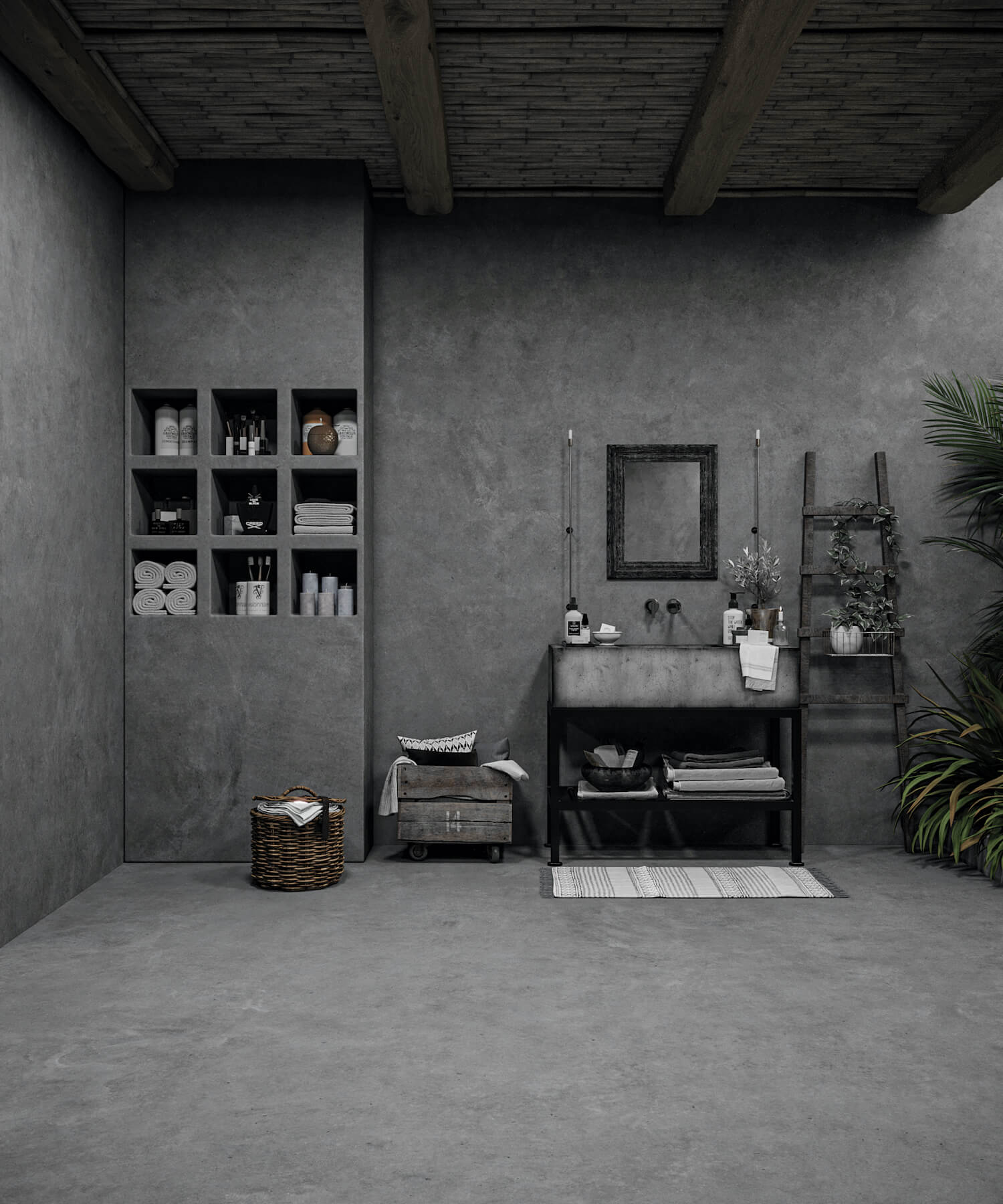 Another Place Wabi Sabi Bedroom By Omid Visualization