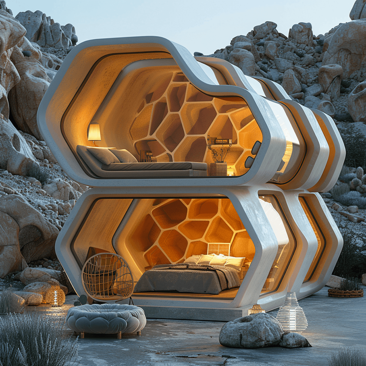 Modular Honey Homes By Kowsar Noroozi Futuristic