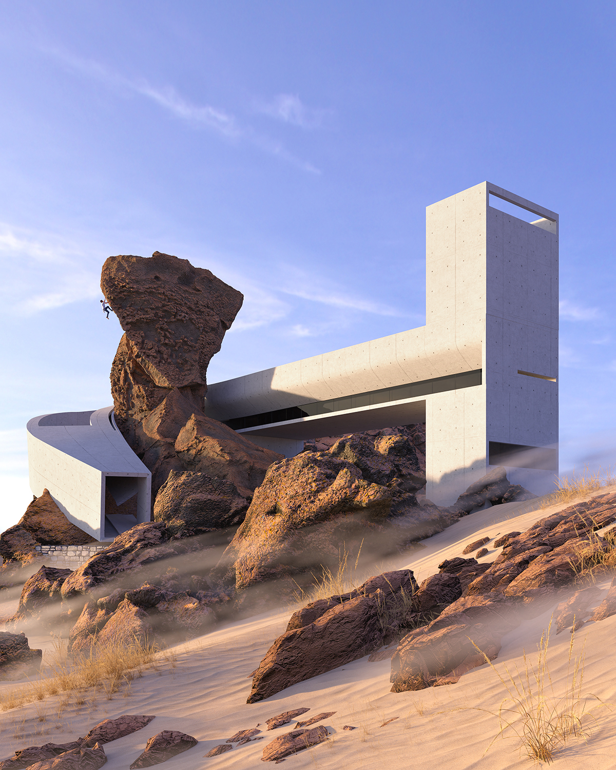 Desert house in Wadi Rum, Jordan by Amey|Concrete Houses