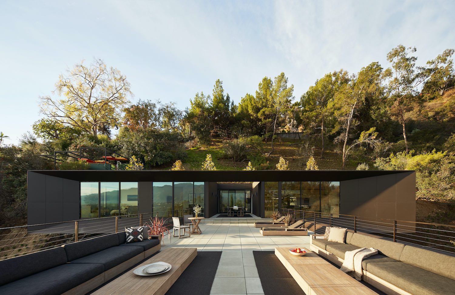 rooftop terrace with outdoor furniture 