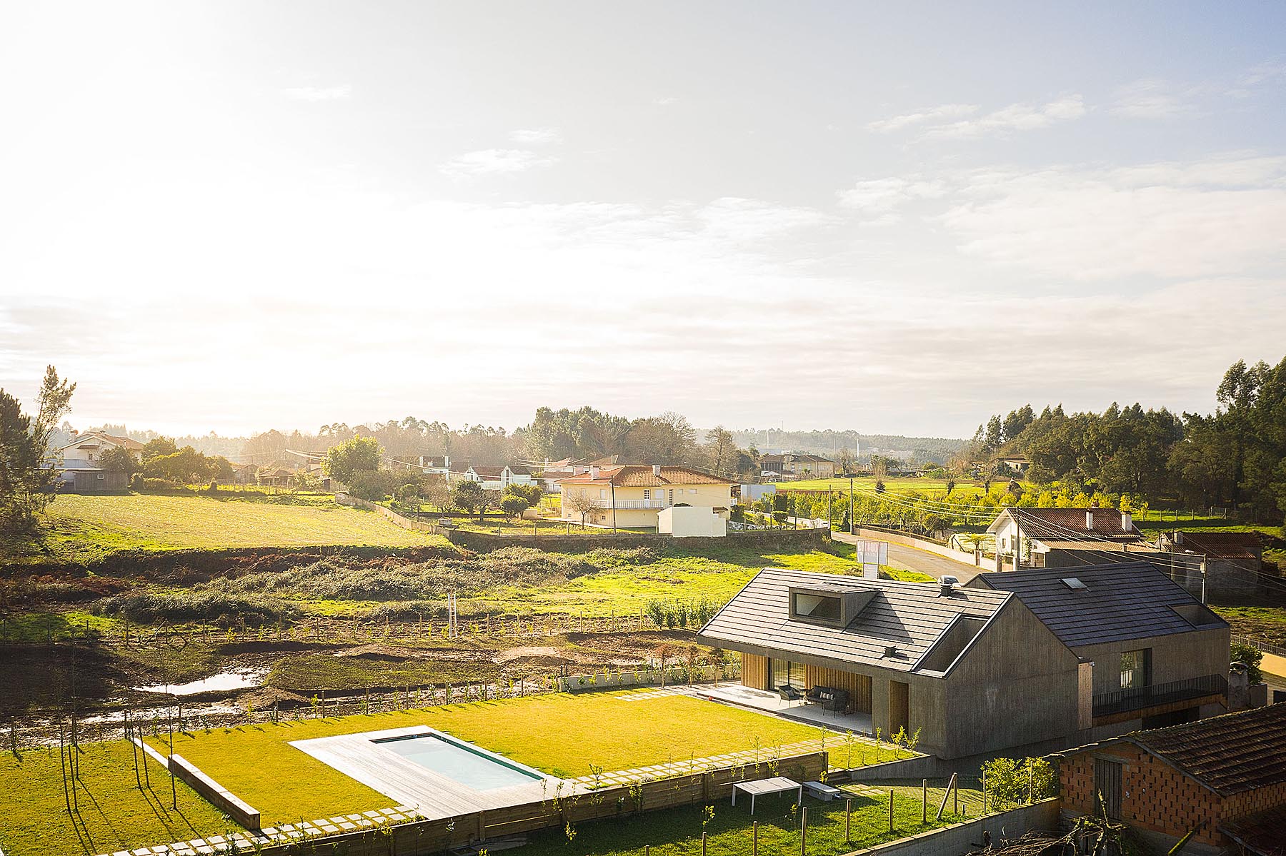 green landscape in Portugal 