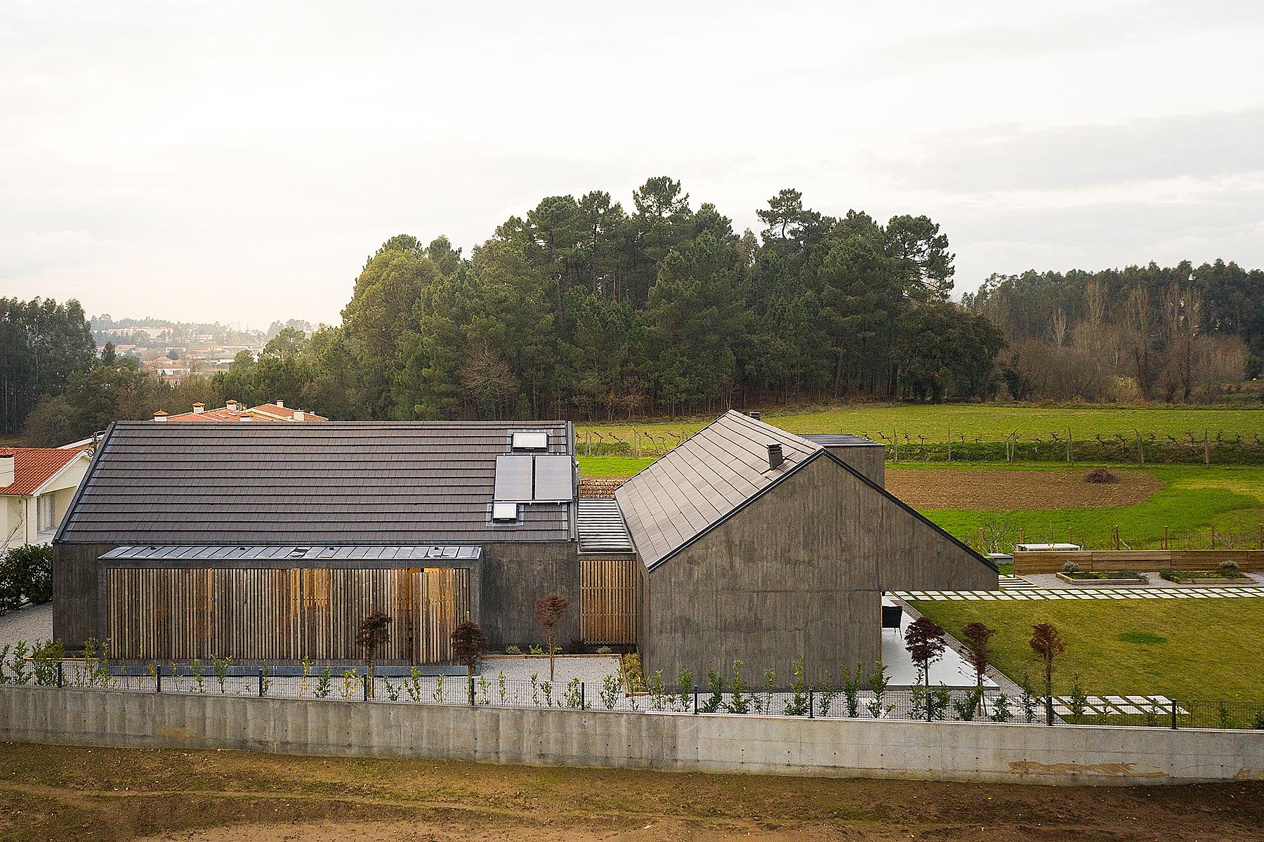 house with roof shingle 