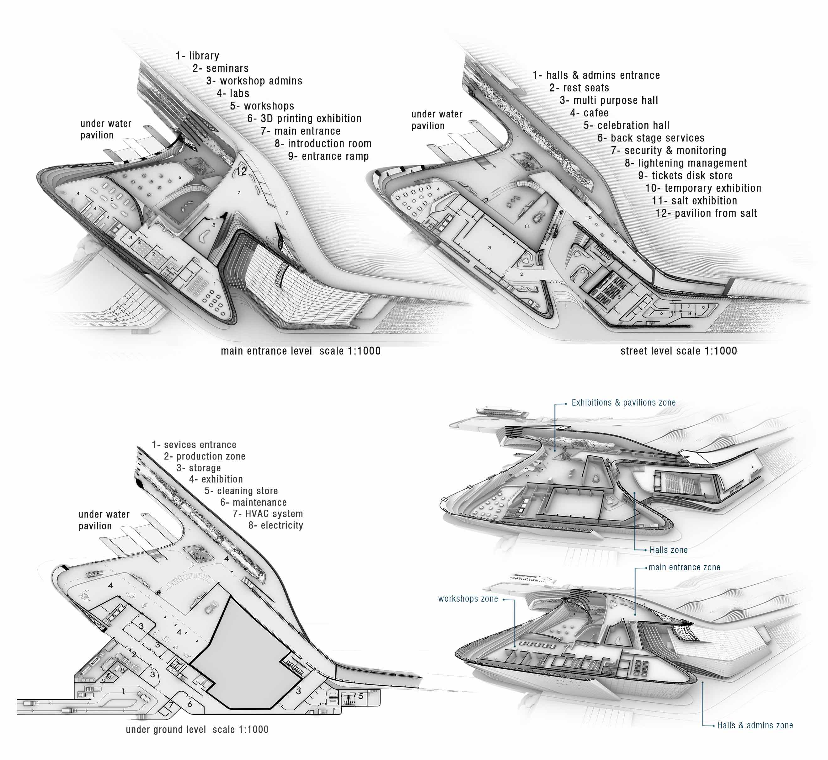 Salt formation center designed by Ahmed|Students