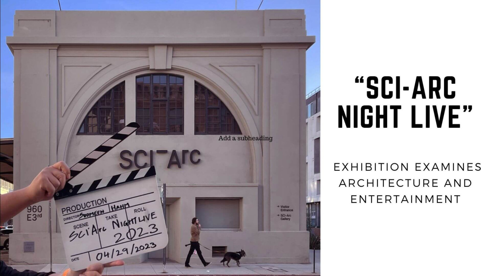 Spring Show 2023 SCI-Arc Night Live Exam|Events