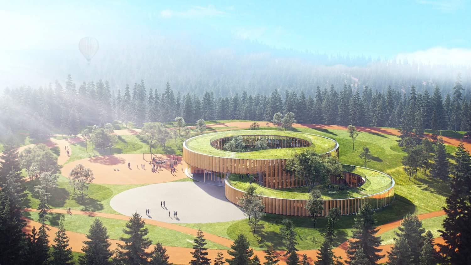 The Tree-House School: sustainable and m|Visualization