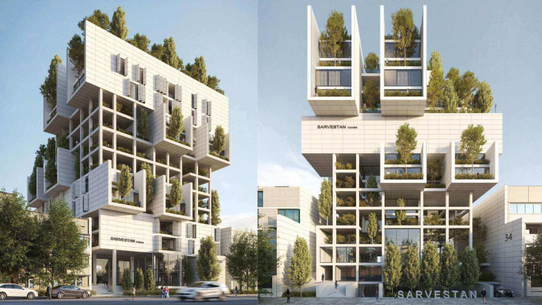 Sarvestan Building in Tehran, Iran desig|Residential Building