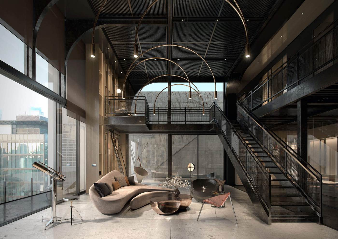 Moonraker Industrial Loft Patrick Ng Studio 