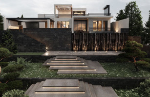 Dzoraghbyur Cascade House, Armenia by Ku|Visualization