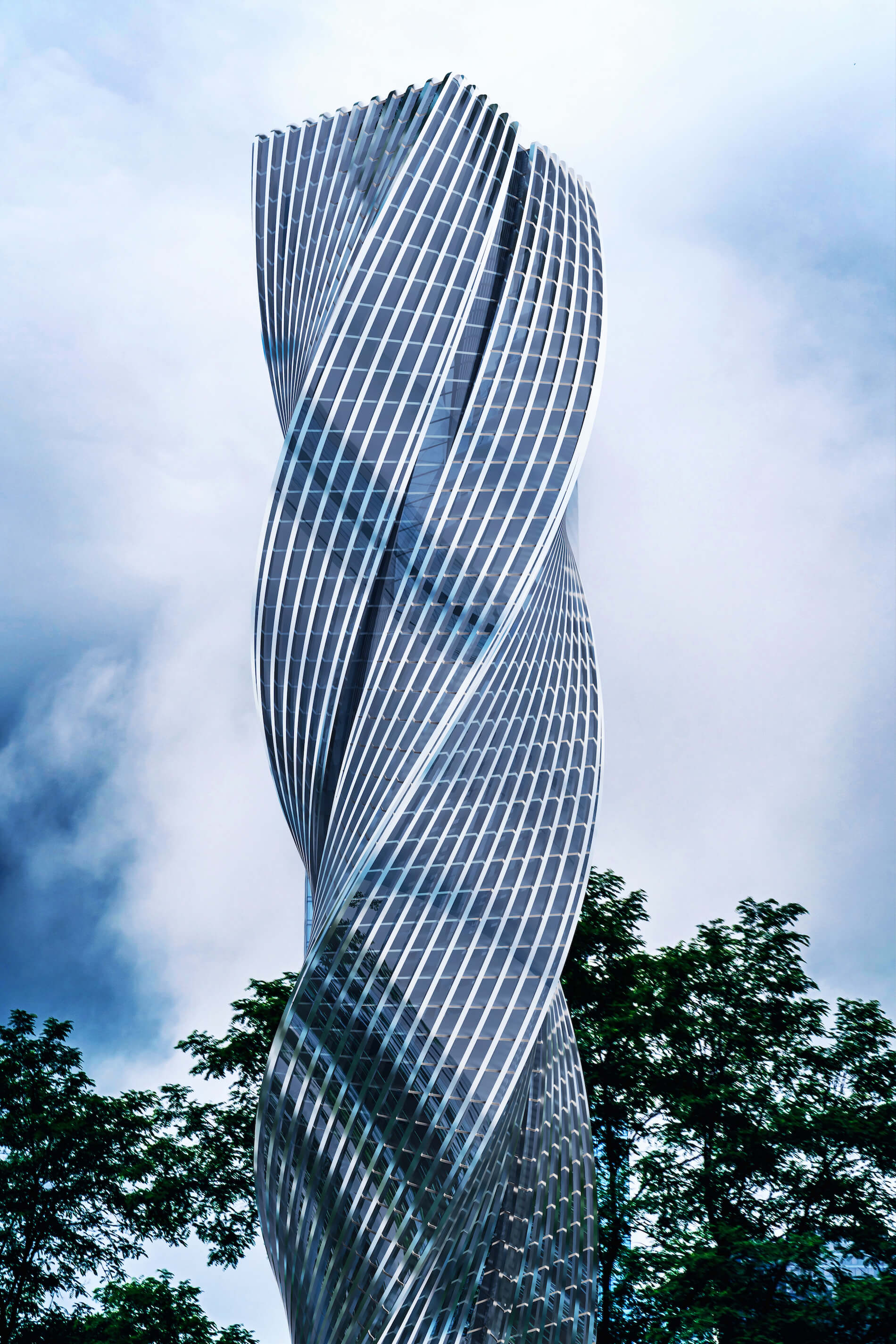 Twisting Tower in Chicago, USA by MB Arc