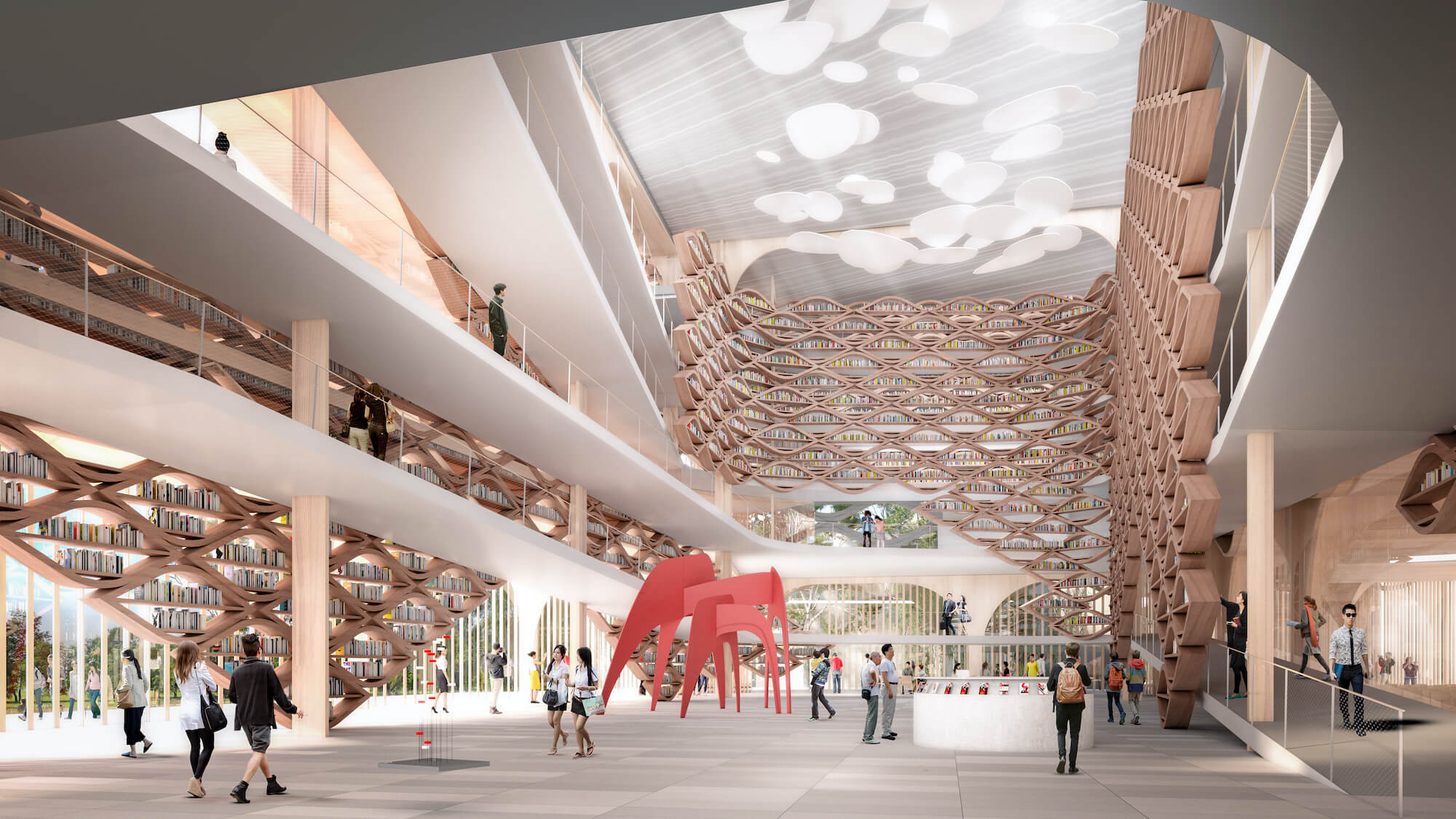 A Library That Looks To The Future By Le