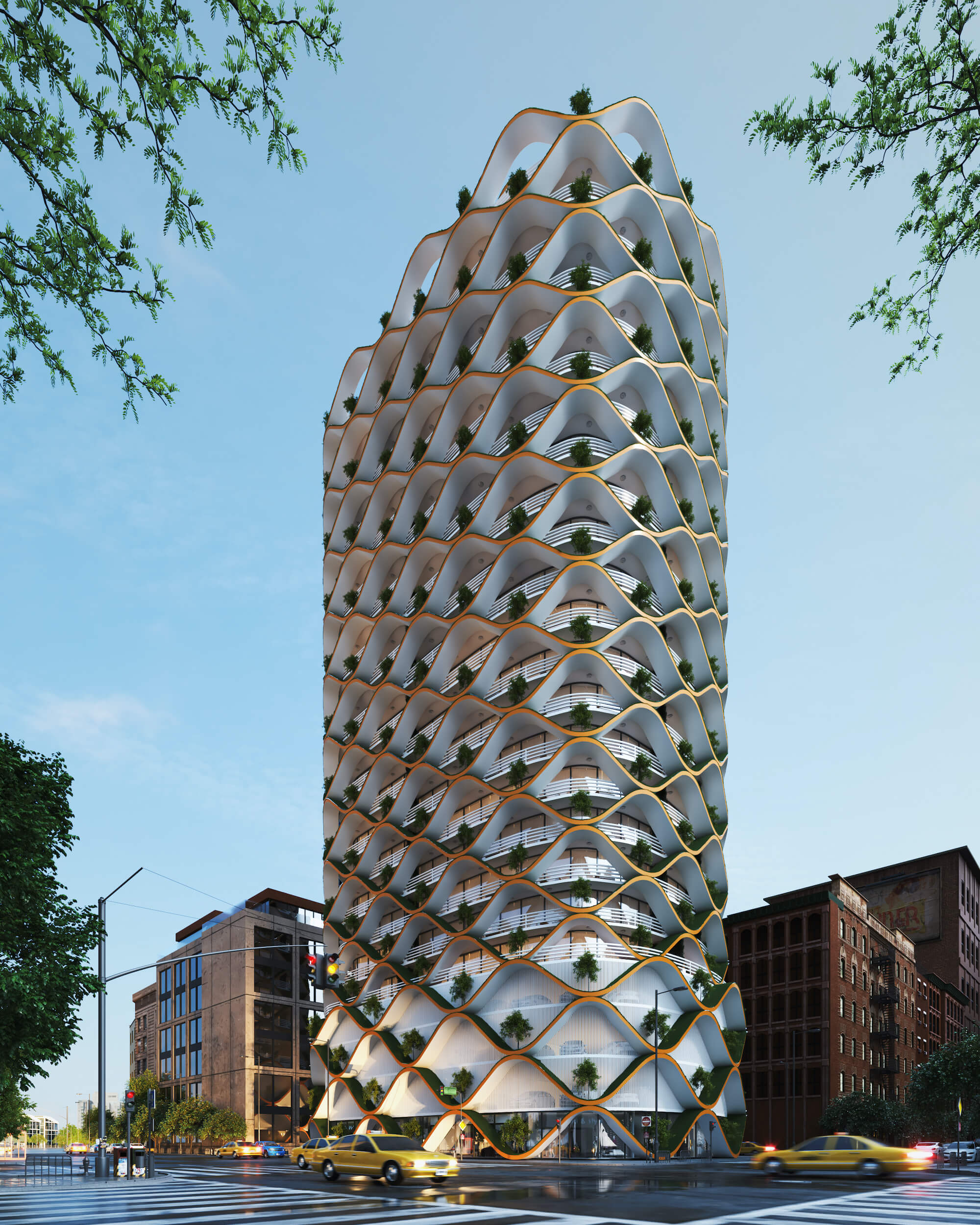 Wave Residential Complex in Mumbai, Indi|Visualization