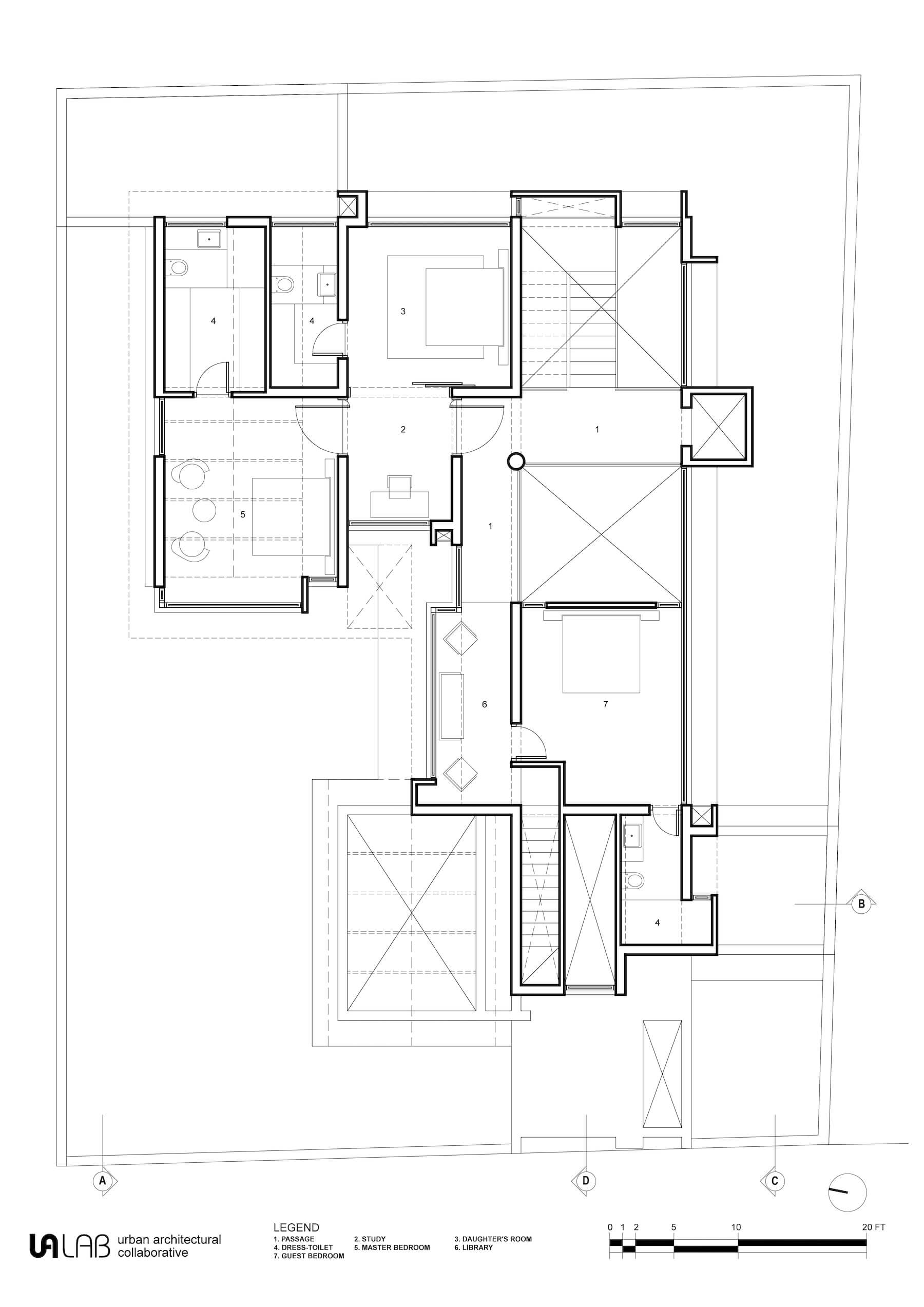 Gable House in Ahmedabad, India by UA La|Houses