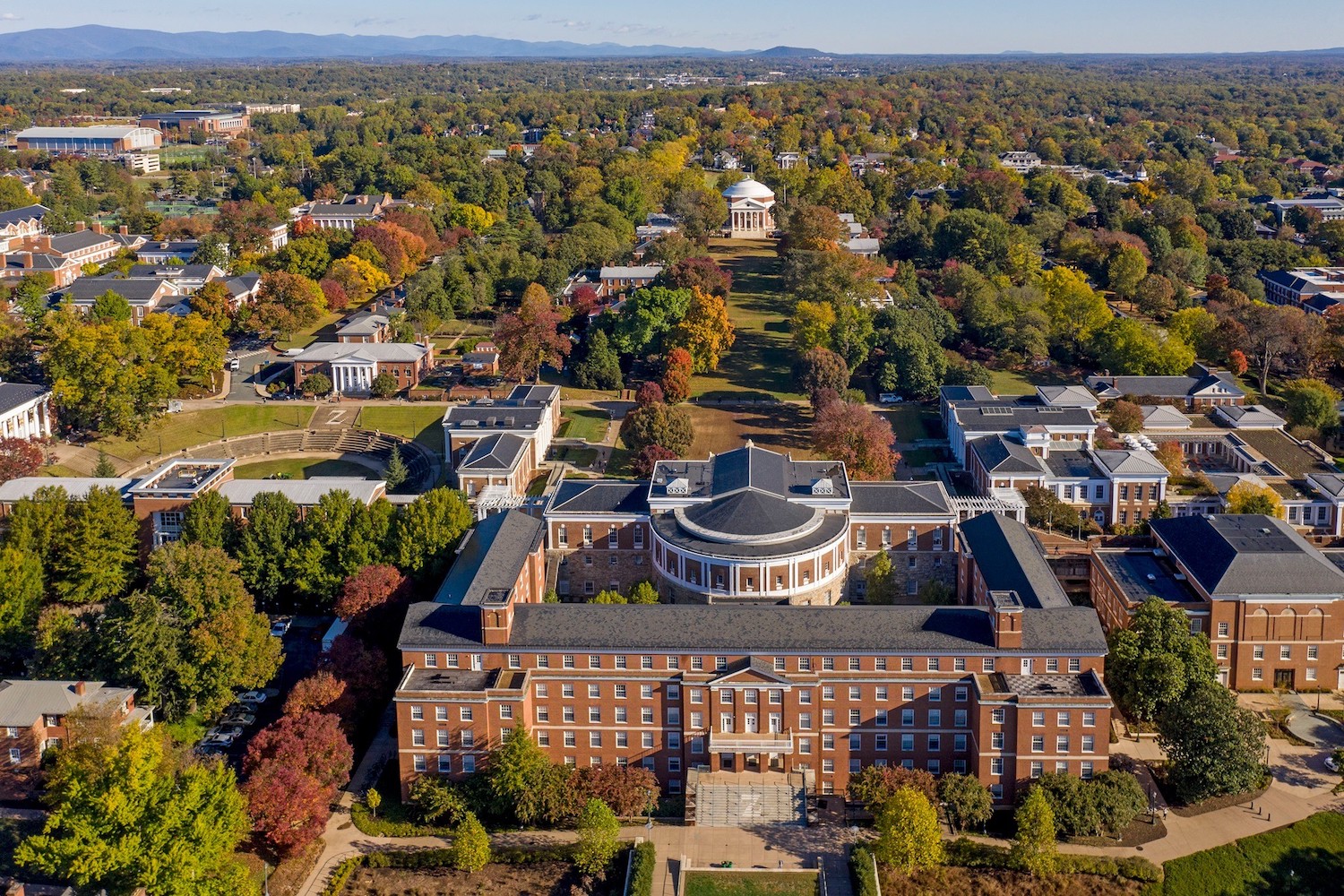 modern college campus