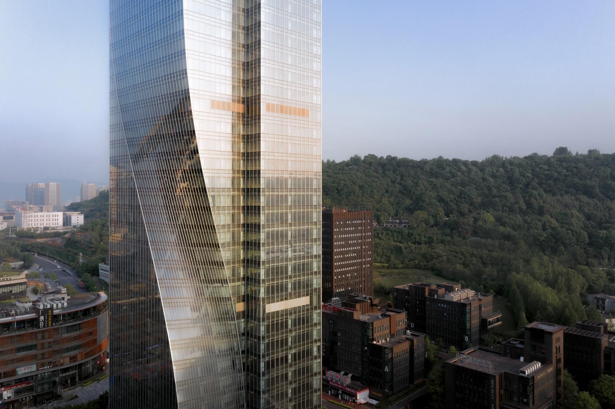 Aedas Completed World-class Twisting Tow|Skyscrapers