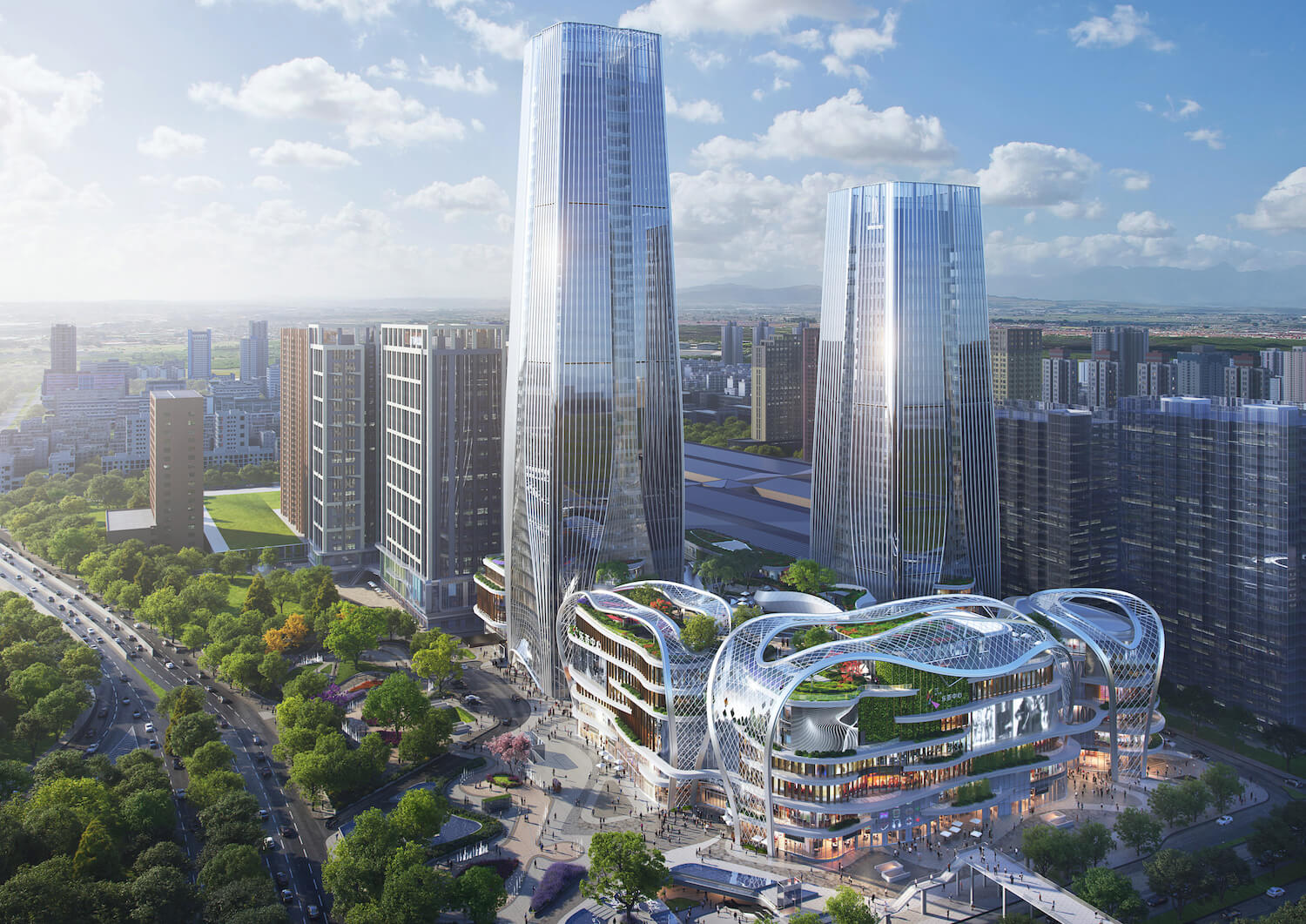 Xi’an Lovi Center by Aedas|Visualization