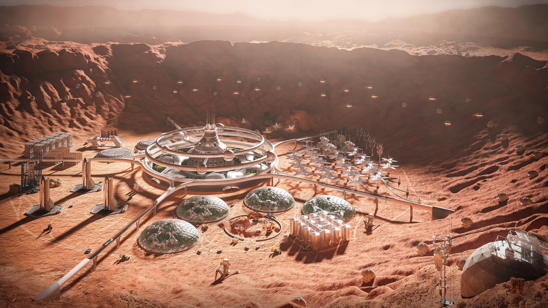 future mars colony