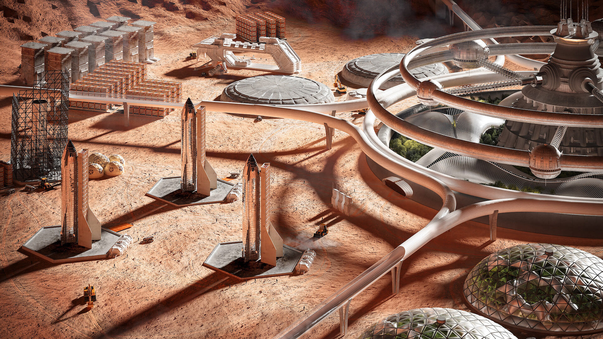 future mars base