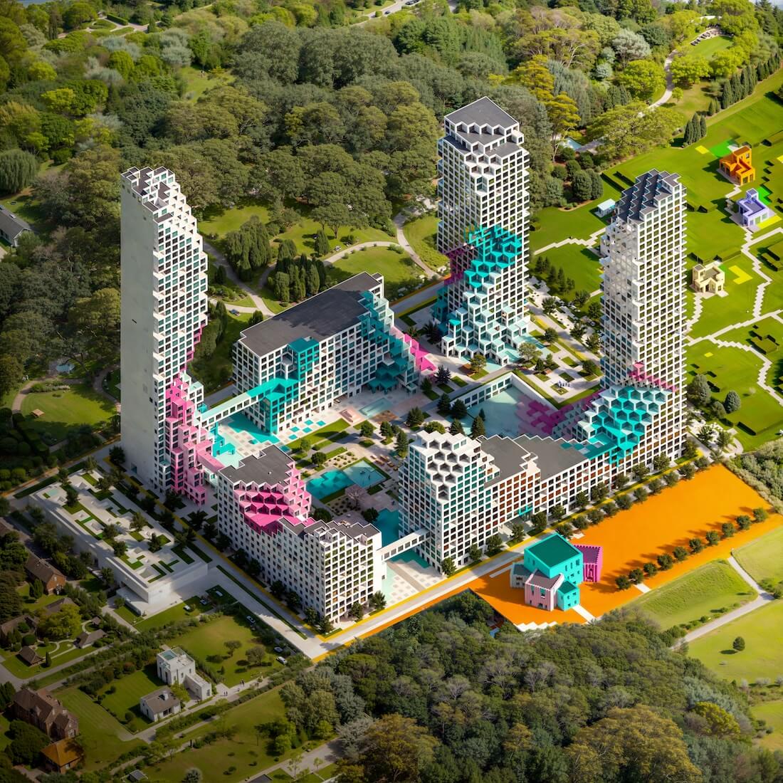 DOMO designed a housing project for a de|Visualization