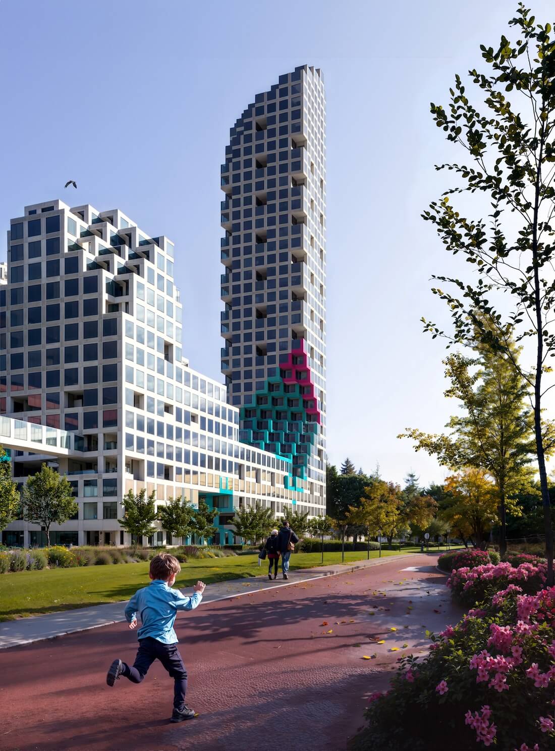 DOMO designed a housing project for a de|Visualization