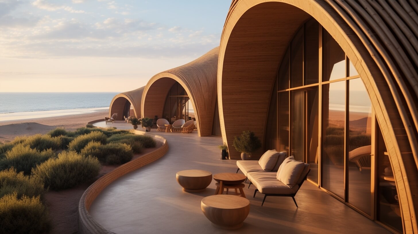 Ecotourism Residence, Genaveh Beach, Ira|Futuristic