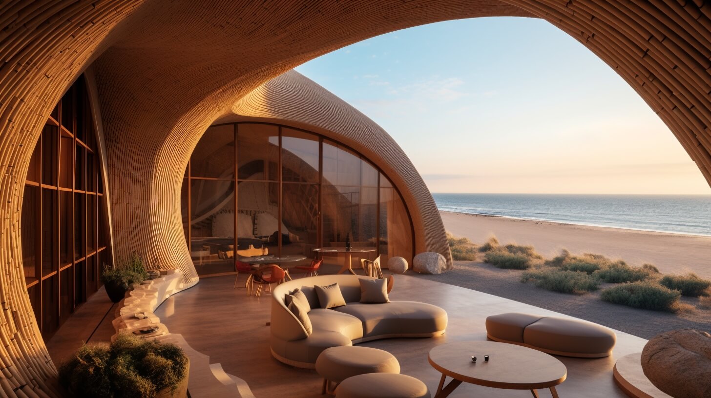 Ecotourism Residence, Genaveh Beach, Ira|Futuristic