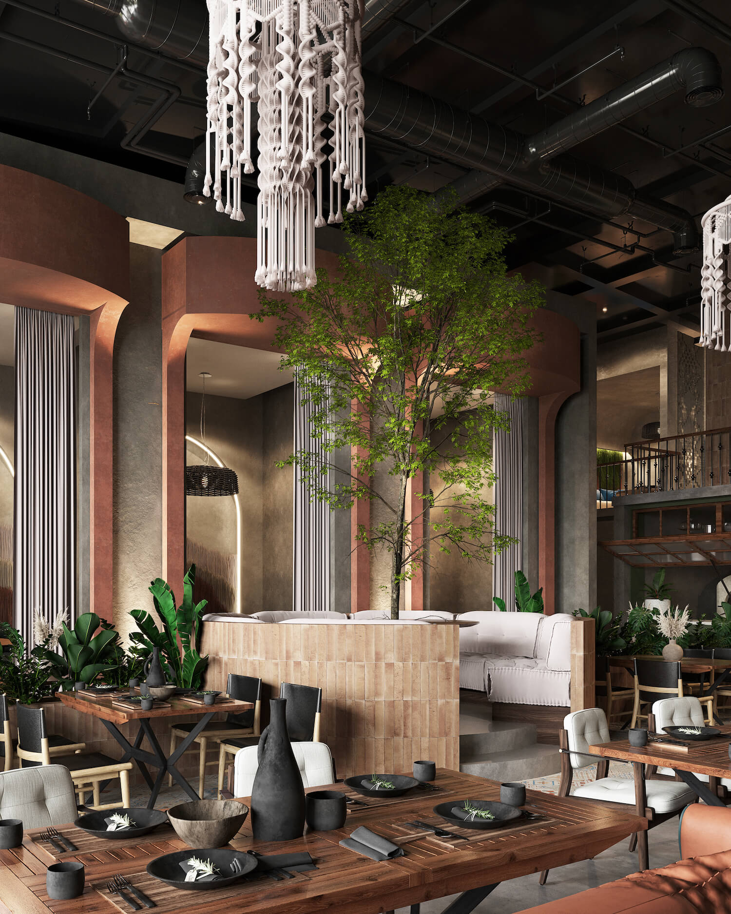Furn W Tawa Restaurant Al Jouf Saudi A Visualization