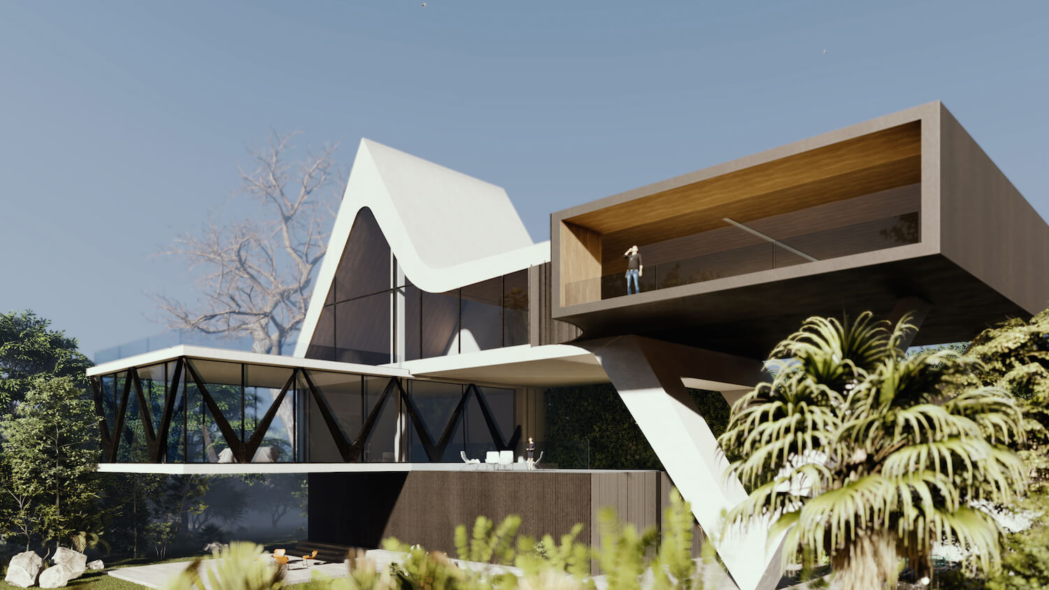 Charbagh Villa in Karaj, Iran by Hoom Ar|Visualization