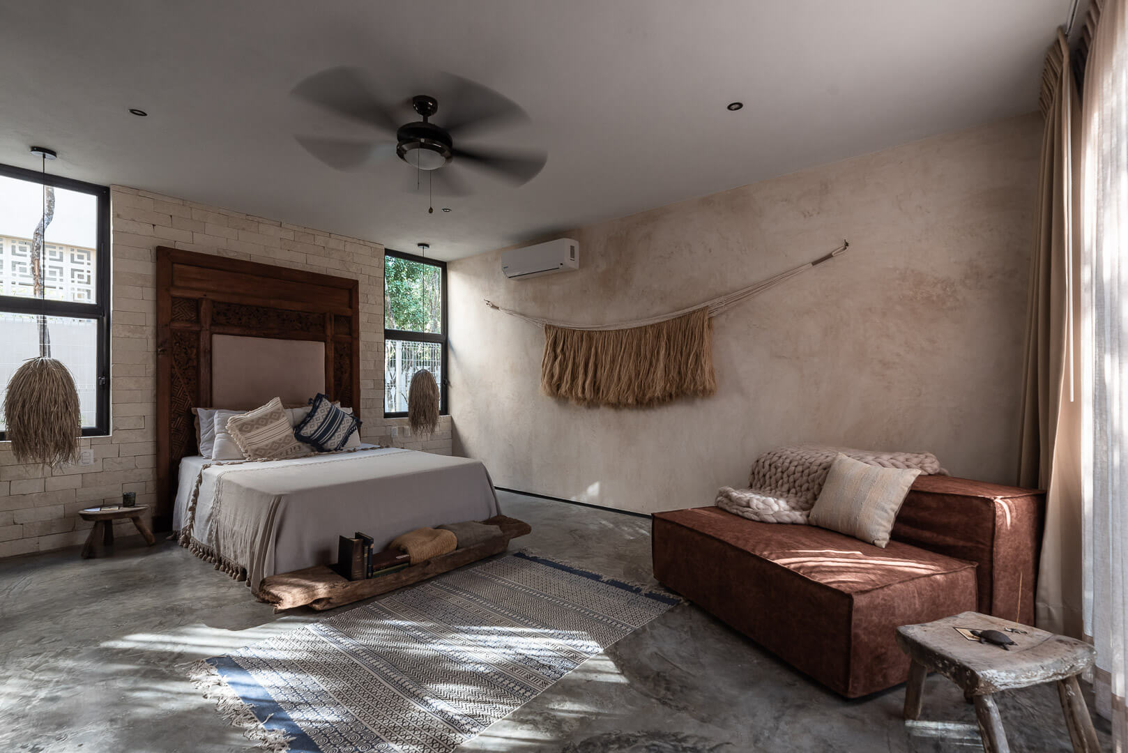 Yucatecan bedroom interior style 