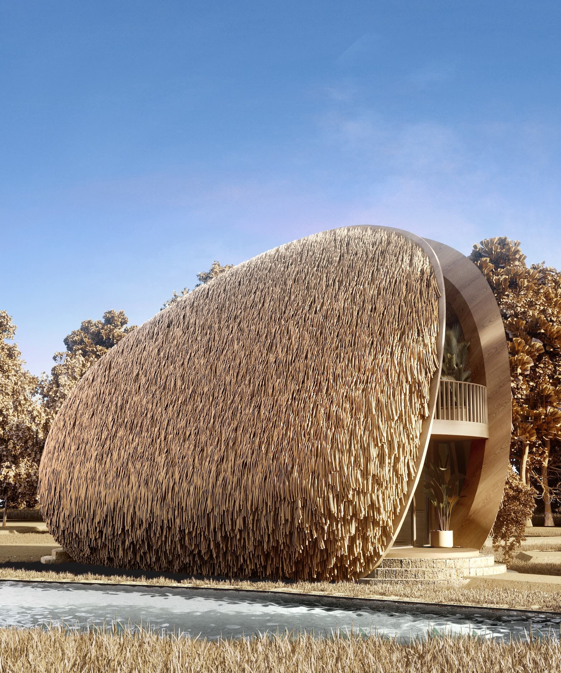 shell shaped house in Ukraine 