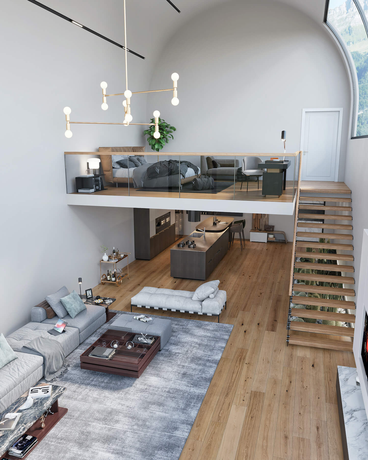 Modern Loft Floor Plans Two Birds Home