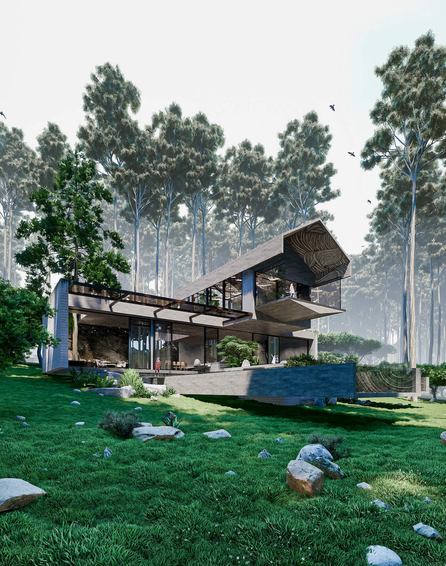 Dew House, United States by Veliz Arquit|Visualization