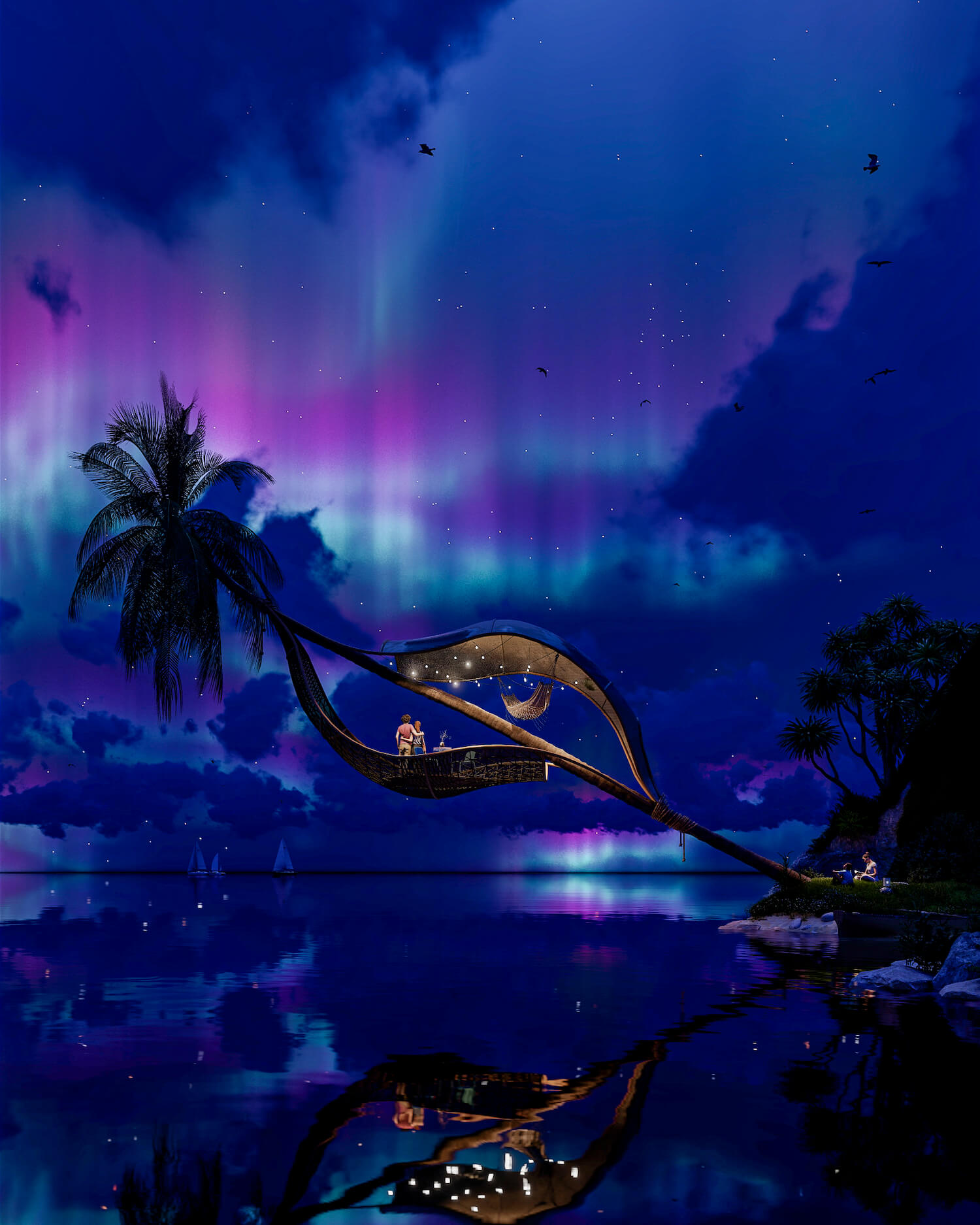 Rainbow Kiss by Veliz Arquitecto|Visualization
