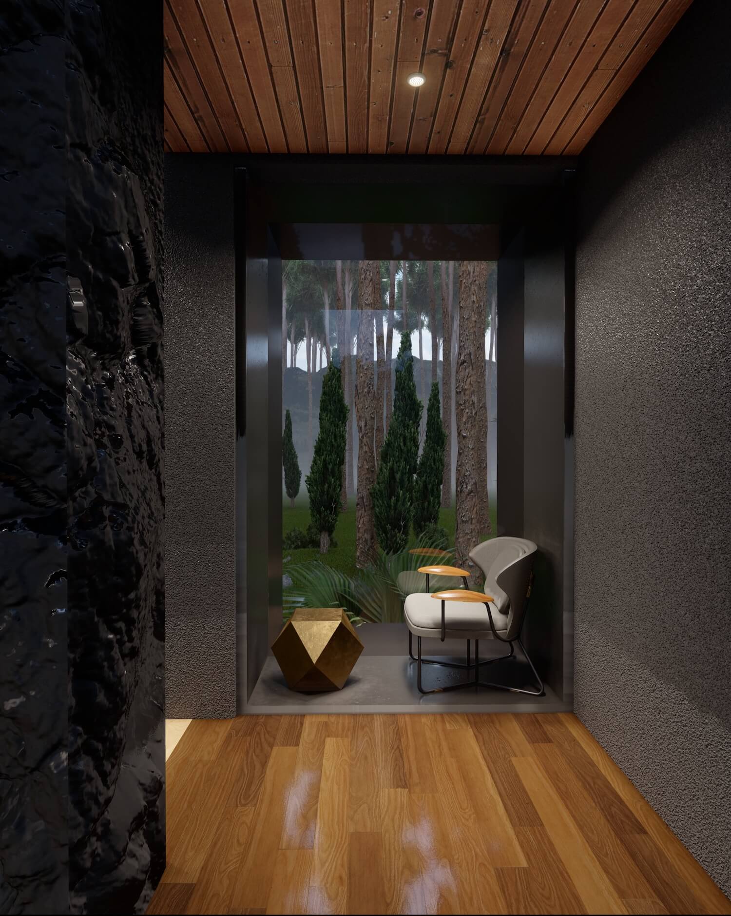 Shadow House Designed By Veliz Arquitect|Visualization