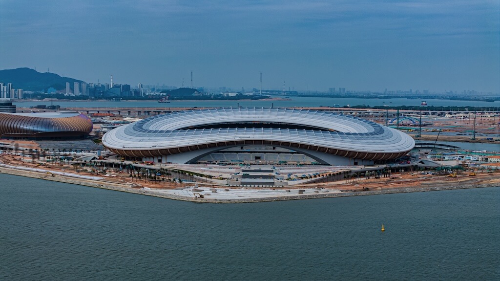 GB Progetti スポーツ施設　スタジアム設計　gran bazaar Zaha Hadid Architects' Greater Bay Area|Sports Center