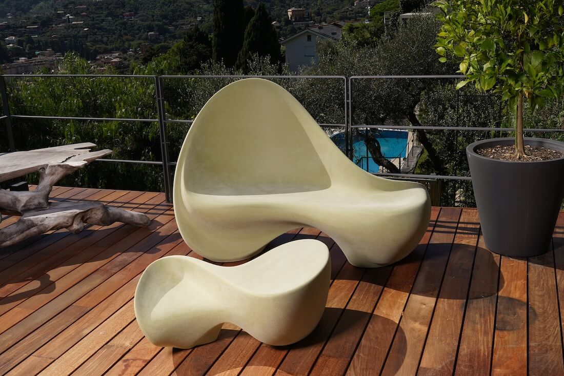 Zaha Hadid Architects' Ripple outdoor so|Sofa