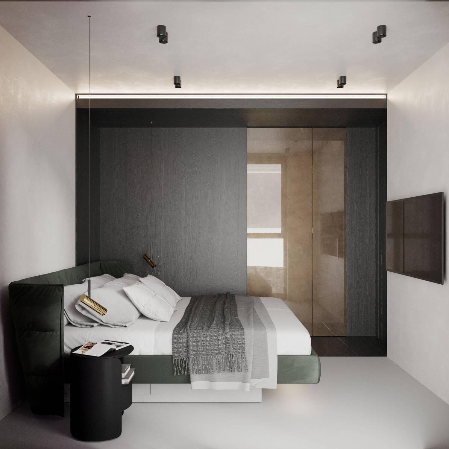 Carbon Apartment in Kyiv, Ukraine by Bet|Visualization