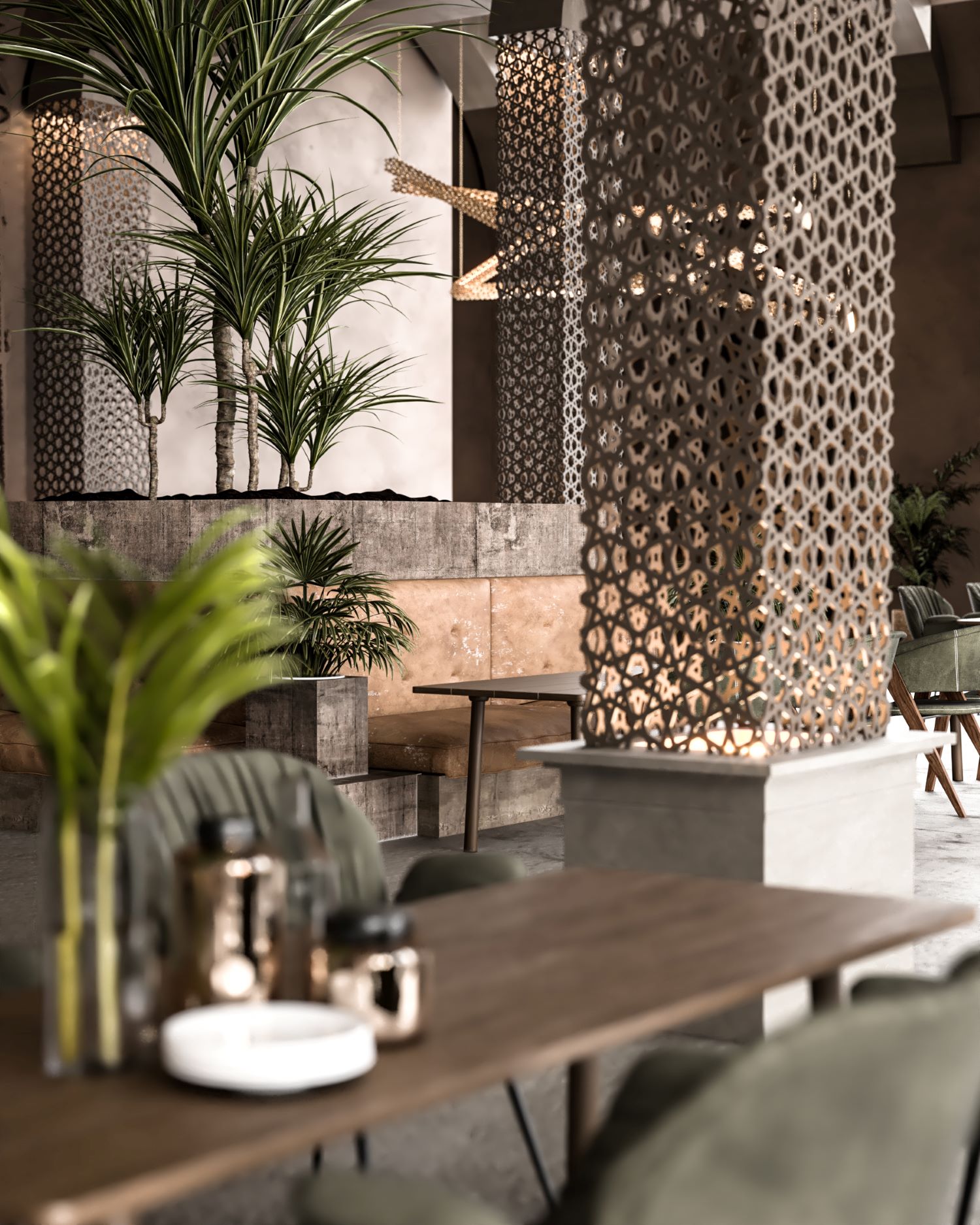Oriental Cafe Restaurant In Cairo Egy Visualization