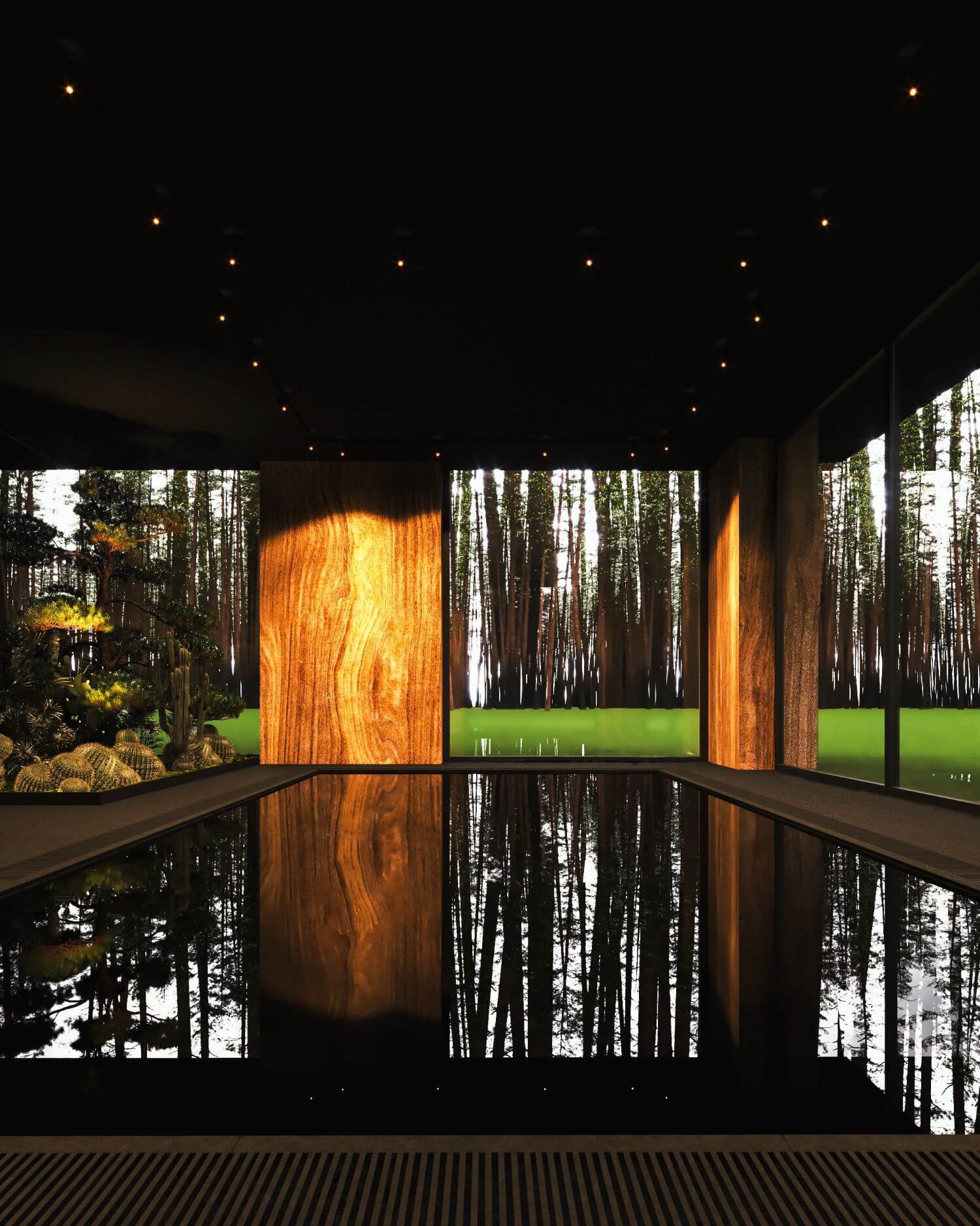 Black House in New York, USA by Milad Es|Visualization