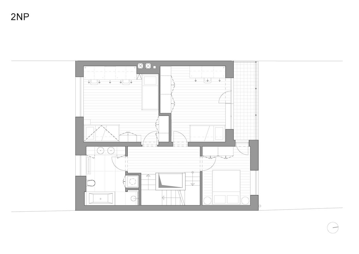 In a Row: Reconstruction of a family hou|Houses