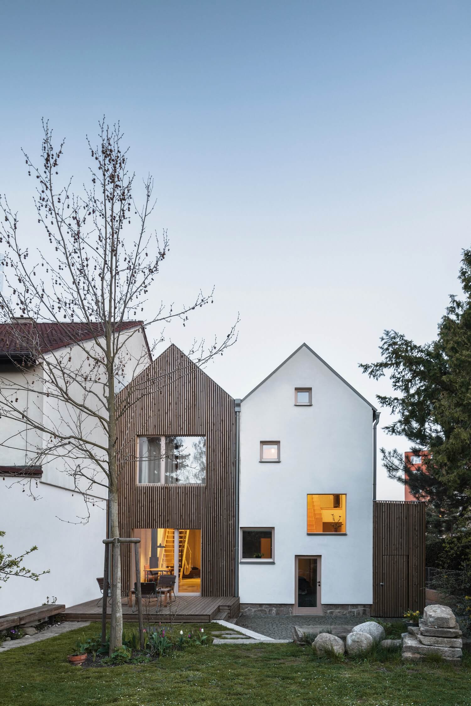 Double Gable House, Pilsen, Czech RepublHouses