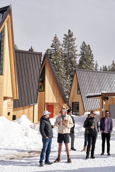 Skylab Architecture designs A-Frame Club|Hotel