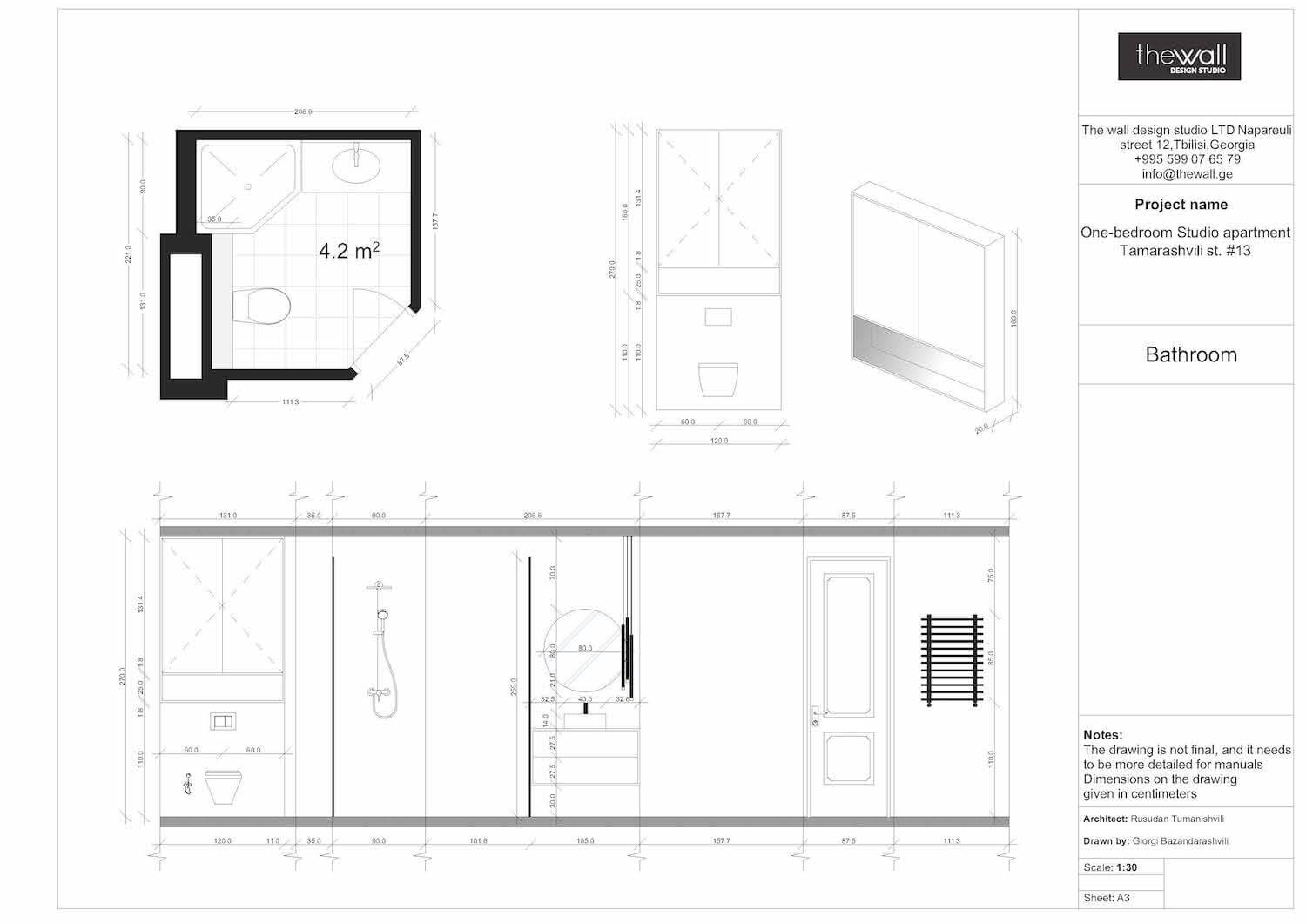 Tiny Studio Apartment, Tbilisi, Georgia