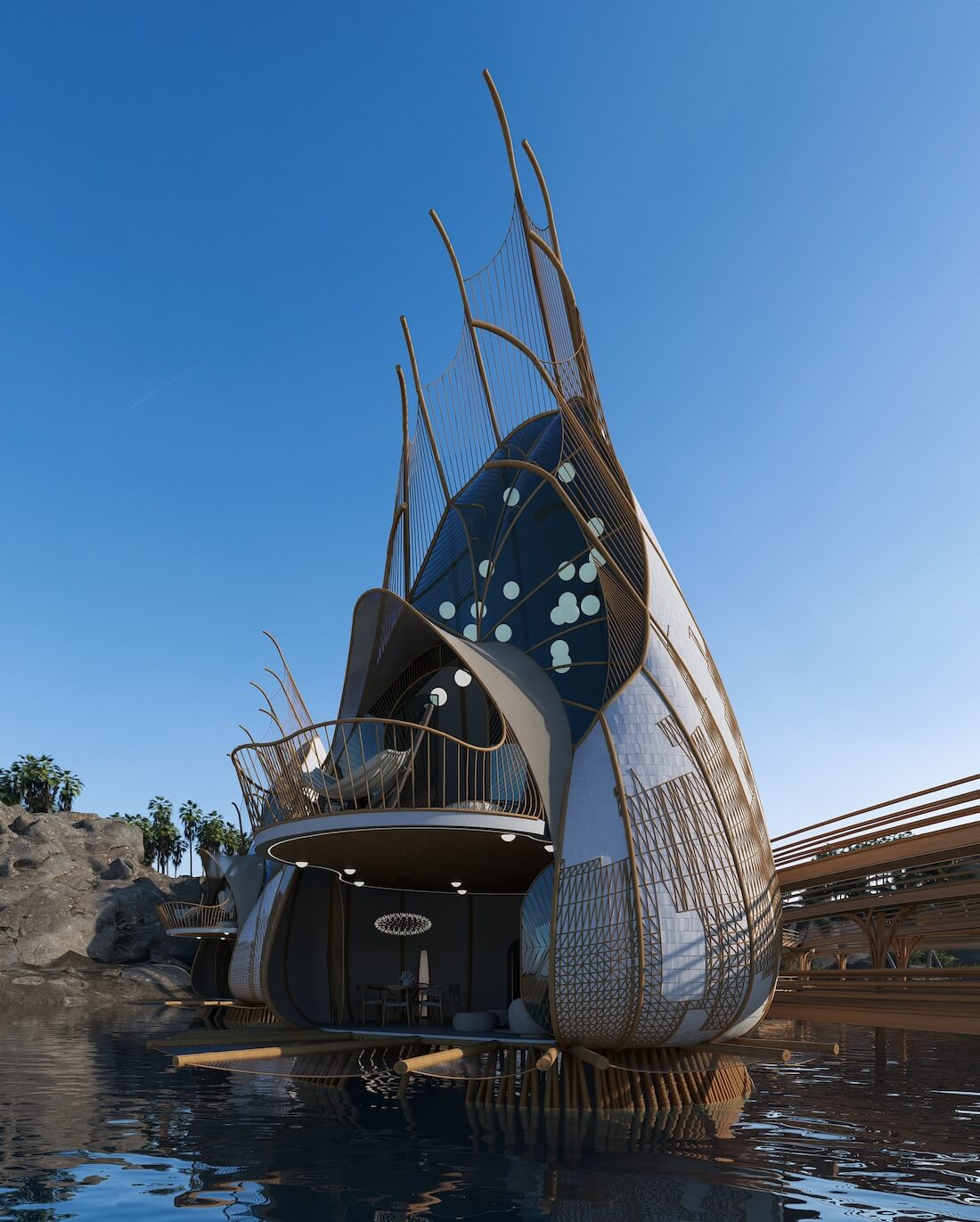 Sea Limpets Resort by Veliz Arquitecto|Visualization