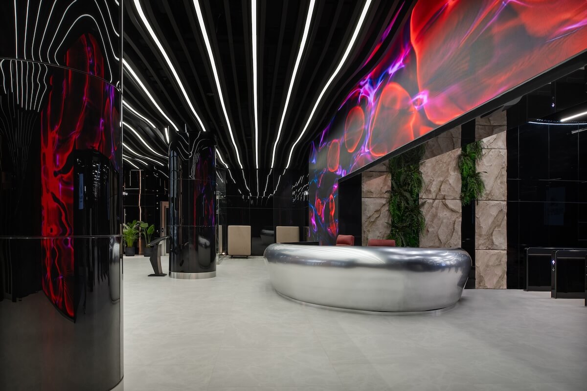 Futuristic design of the business center|Office Buildings