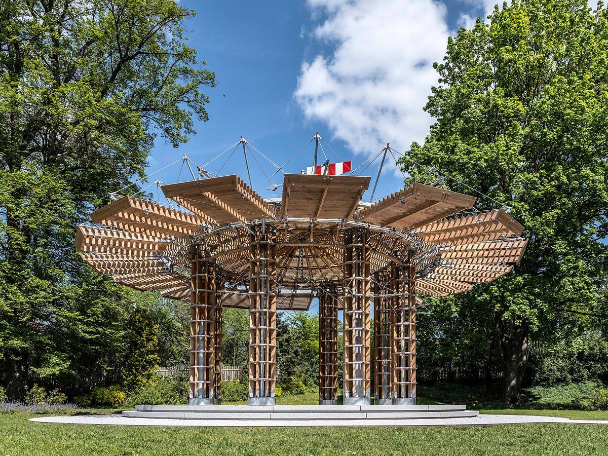 Kinetic Pavilion at the Radíč Chateau, R|Pavilion