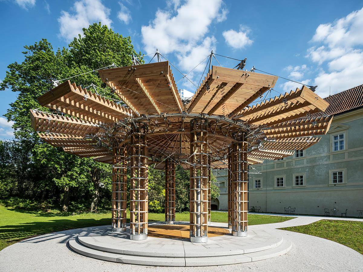 Kinetic Pavilion at the Radíč Chateau, R|Pavilion