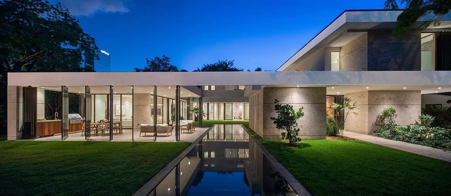 Reversed Garden House, Bay Point, Miami|Houses