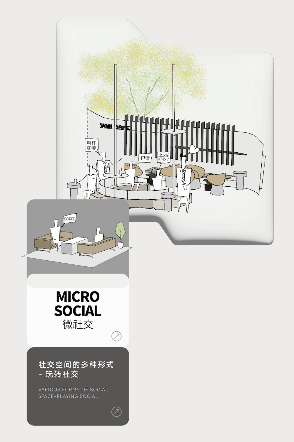 Micro-interaction: An exploration of fut|Office Buildings