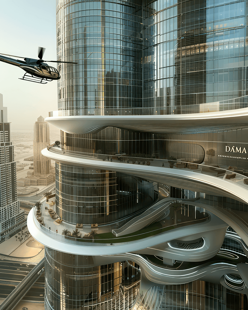 The DAMAC Stellar Tower, Dubai, UAE by M|Visualization